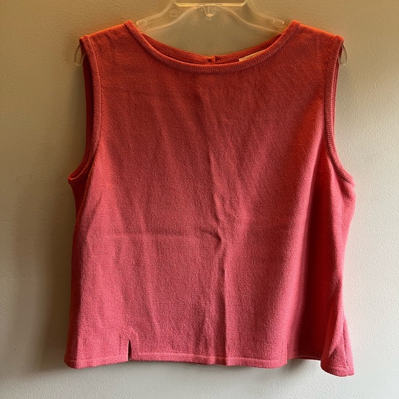 St John knit button back top - Picture 2 of 8